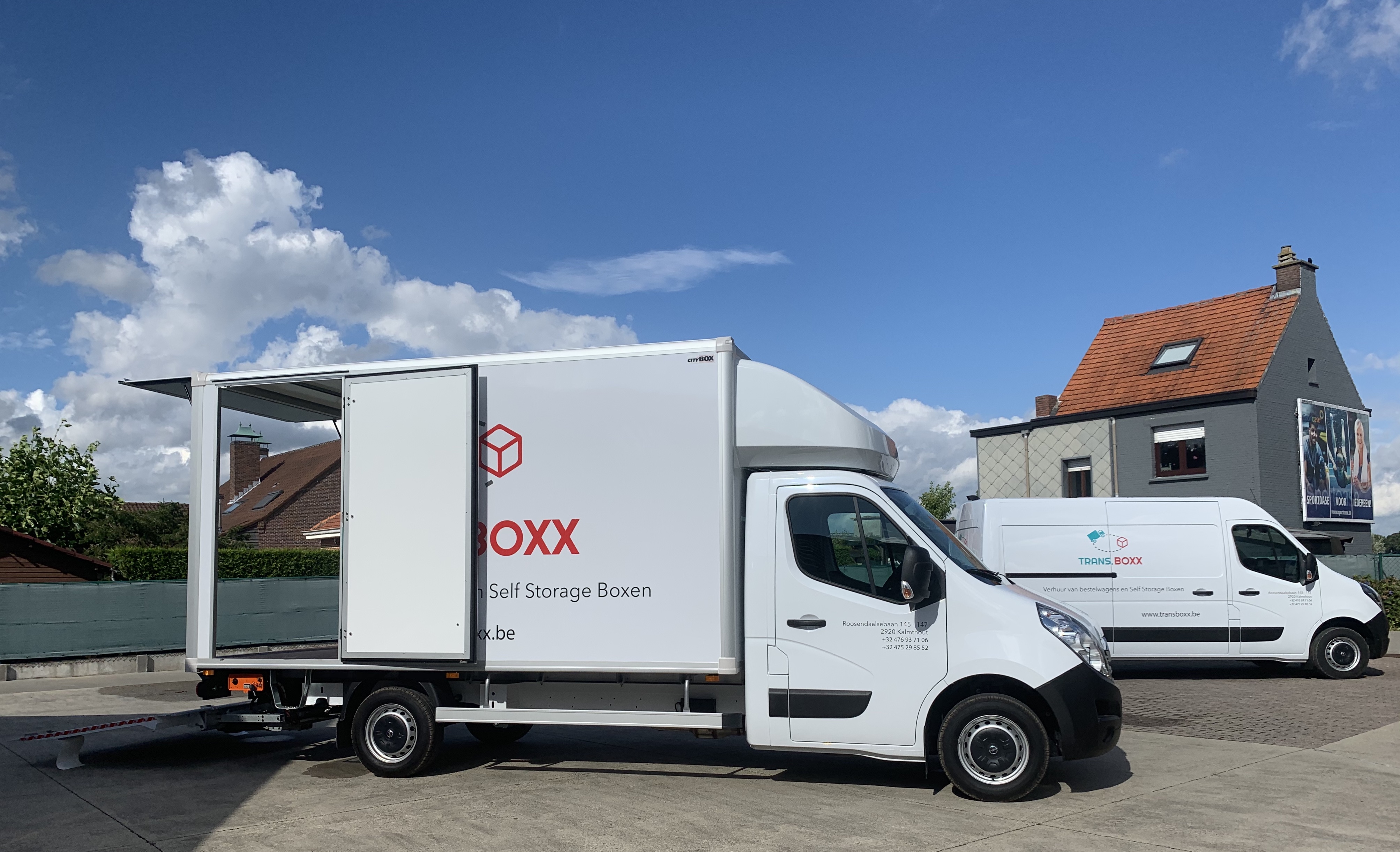 bestelwagenverhuurders Kalmthout | Trans.Boxx